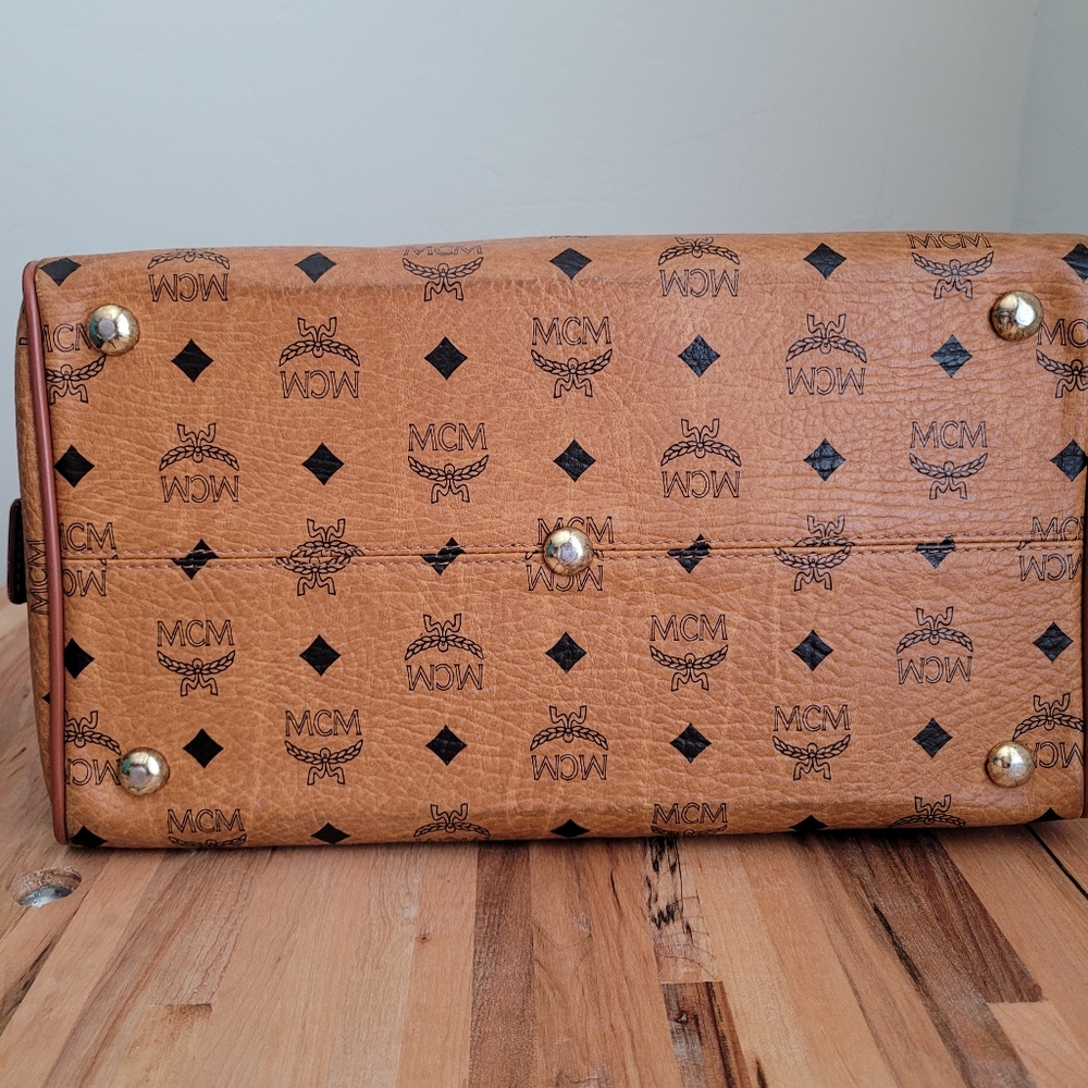 Vintage MCM Visetos Boston Bag - Picture 8 of 13